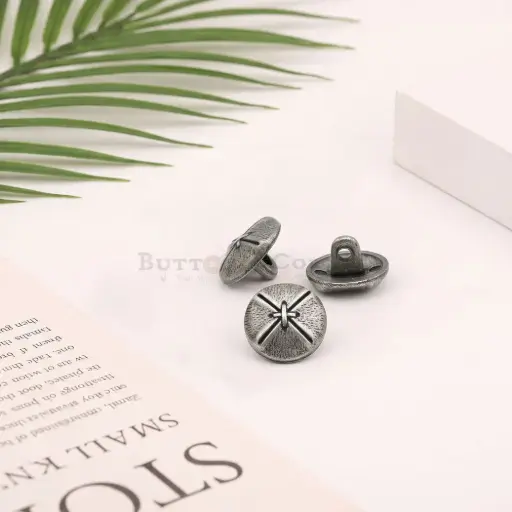 [MBW273 ANTIQUE GOLD] Intricate Design Metal Suiting Button