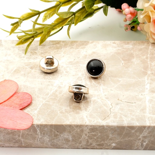 [PB504 BLACK GOLD] Gold Base Centre Pearl Shank Button