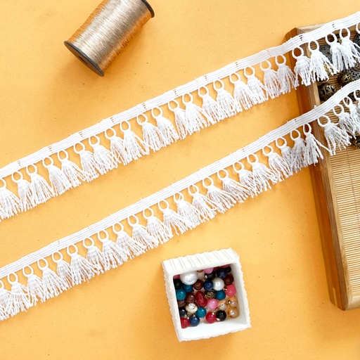 [D1422 WHITE] Shuttle Hanging Lace