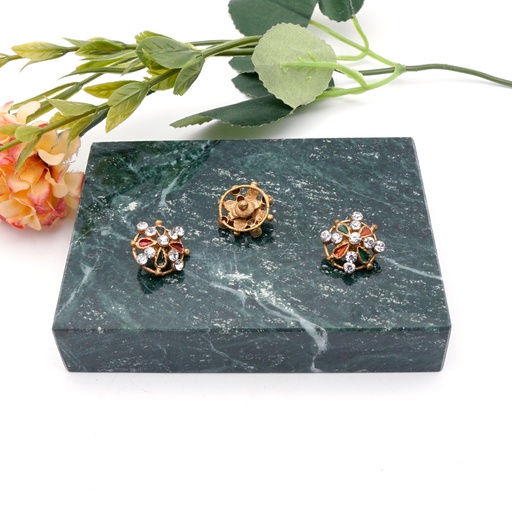 [FB277 MULTI] Filgree Flower Design Shank Button