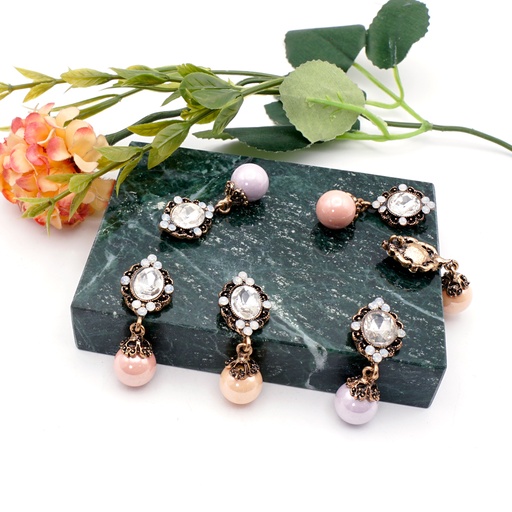 [FB265] Rhinestone Pearl Ball Hanging