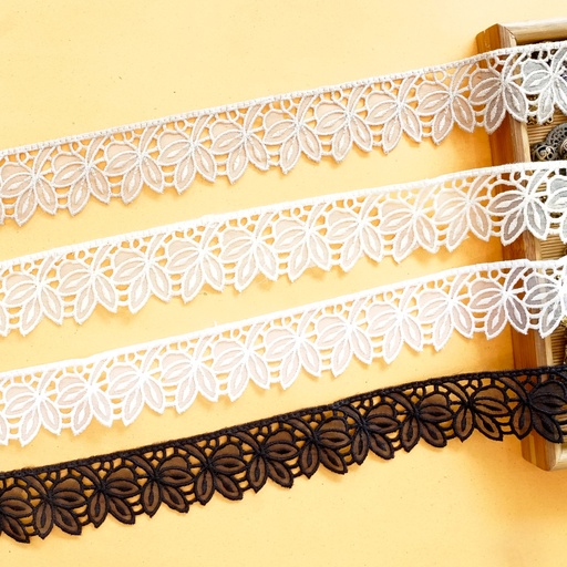One Side Border Organza Lace