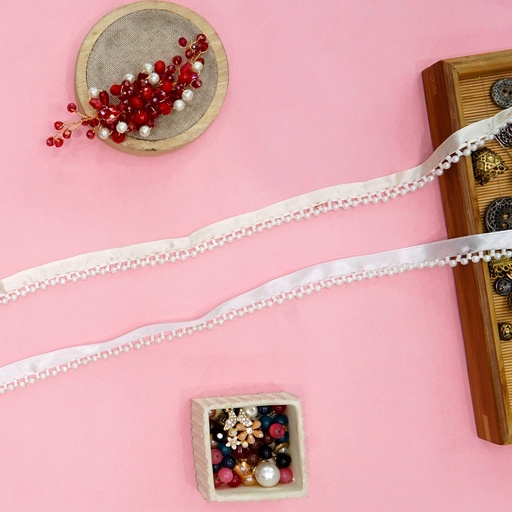 Fancy Glass Beads Pearl Hanging Lace