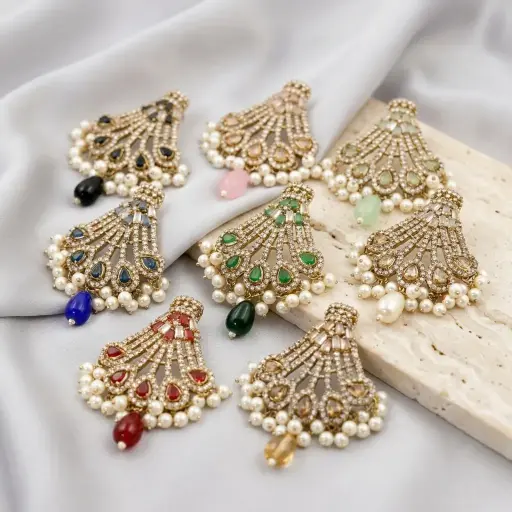 Fancy Kundan Button