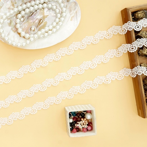One Side Border Shuttle Lace
