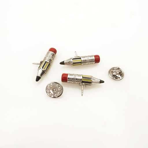 [LP105] Multi Colour Stripes Pencil Lapel Pin