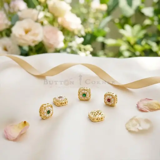 Four-Leaf Flower Design Beads