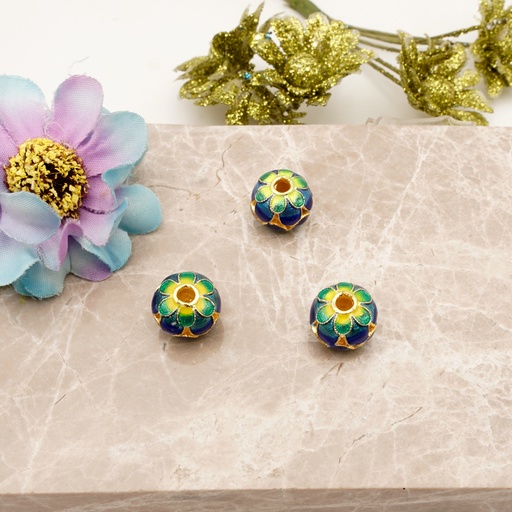 [MKB04-2] Idtricate Design Cloisonne Flower Ball