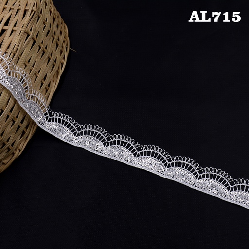 Shuttle Sequence Lace