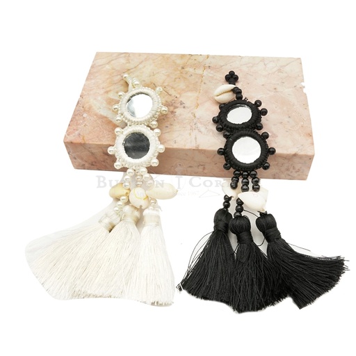 Pearl, Mirror, Seashell, Tassel