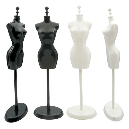 Oval Base Dress Form Style Mini Doll Mannequin