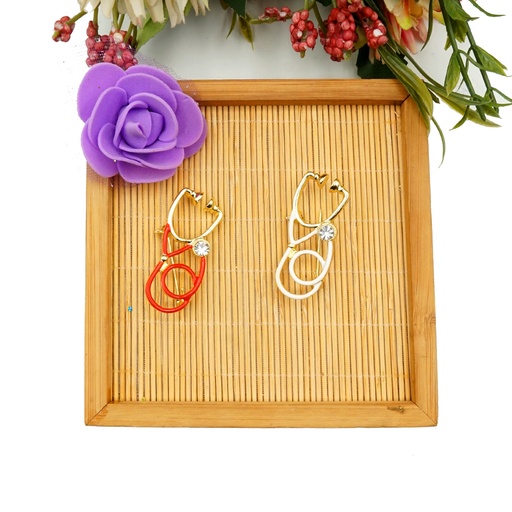 Statoscope Brooch With Diamonds