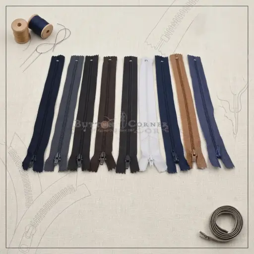 Close-End Nylon Coil Zipper No.3 (9 Inch)