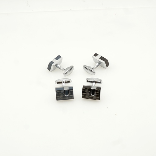 Honeycomb Design Square Cufflink