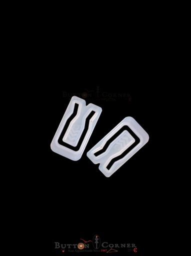 [CS01-WHITE] Square Plastic Clips