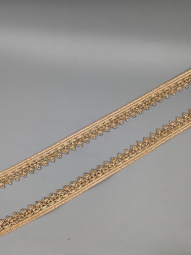 [GOTL795/10622 GOLD] Fancy Metallic Yarn Gota Lace