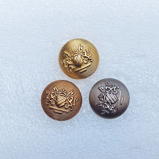 Embossed Design Coat Of Arms Suiting Button