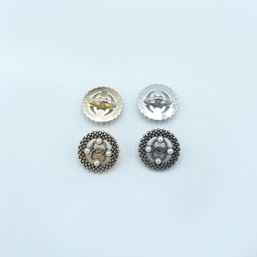 Foot Of Pearl Button In Channel Logo