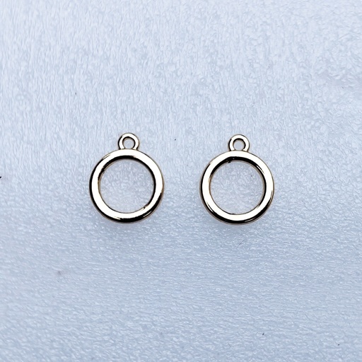 [97014 LIGHT TEA GOLD] Metal Ring Shape Hanging