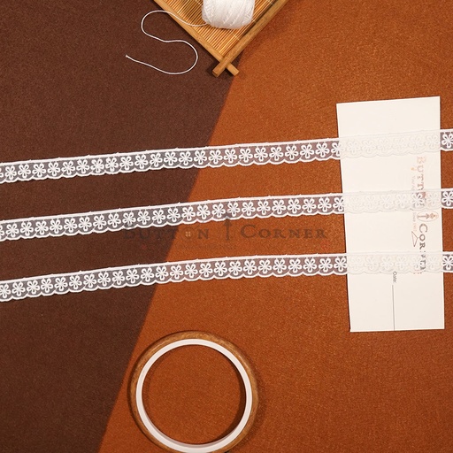 One Side Border Organza Lace