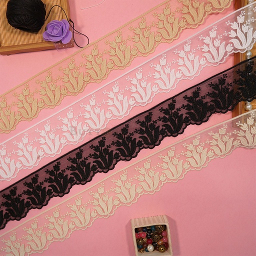 One Side Border Net Lace