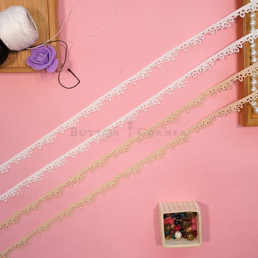 One Side Border Shuttle Lace