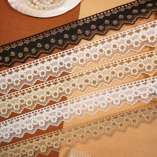 Shuttle Zari Net Lace