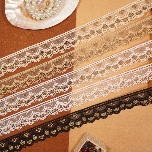 Shuttle Zari Net Lace