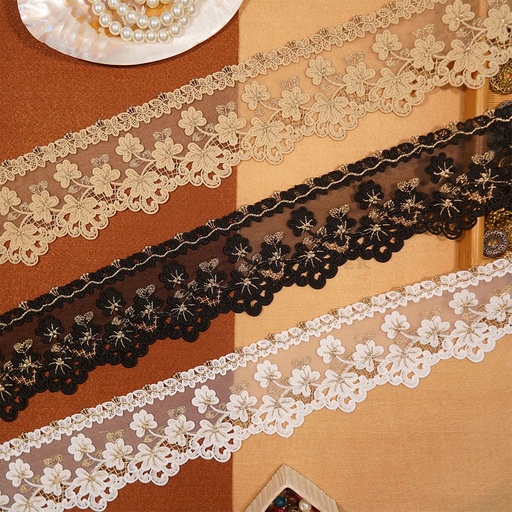 Shuttle Zari Net Lace