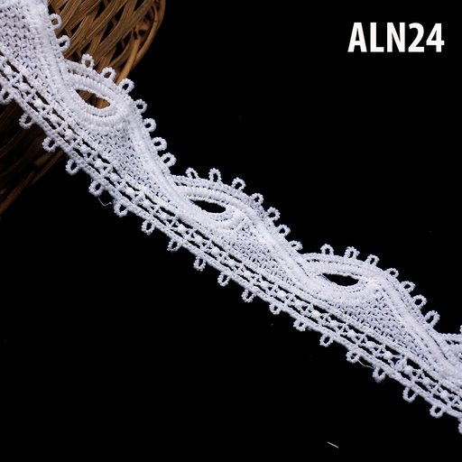 One Side Border Shuttle Lace