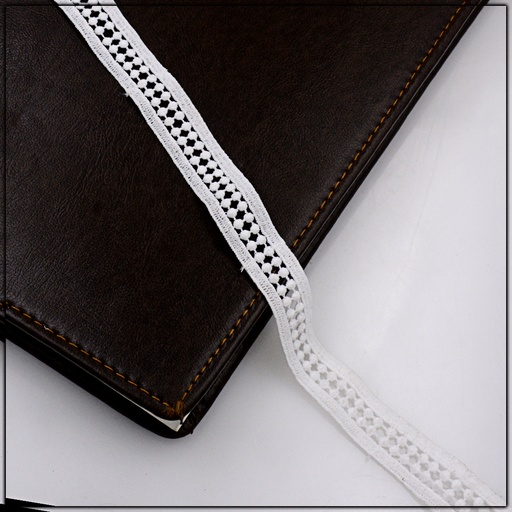[ALN270-WHITE] Shuttle Joined Lace