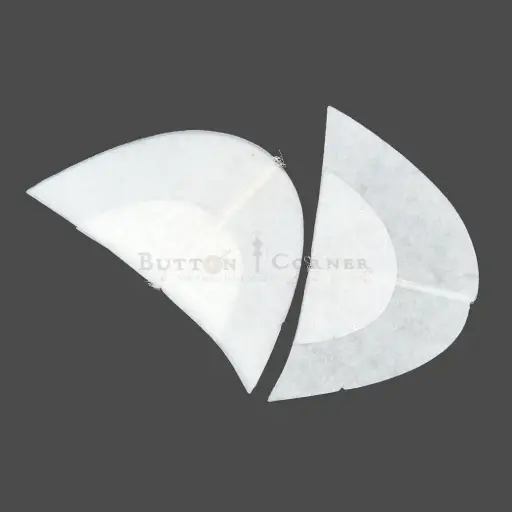 [M2134853-25 WHITE] Coat Shoulder Pad