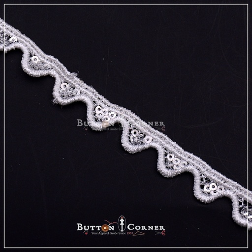 Shuttle Sequence Lace