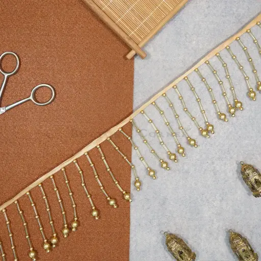 Crystal Tube Design Pearl Hanging Lace