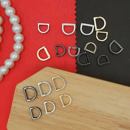 Two-Side Hole D-Shape Pendant
