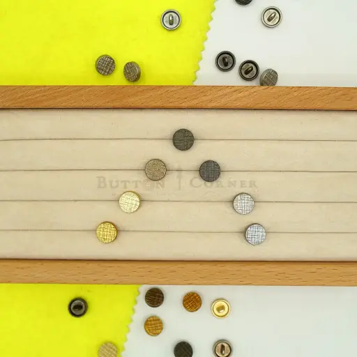 Textured Look Downhole Loop Shirt Button