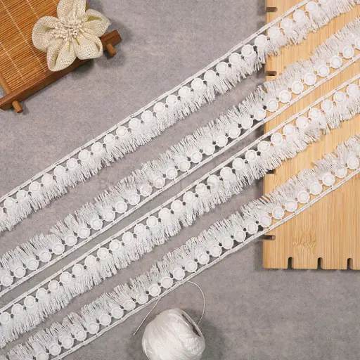 [D3514 WHITE] Shuttle Hanging Lace