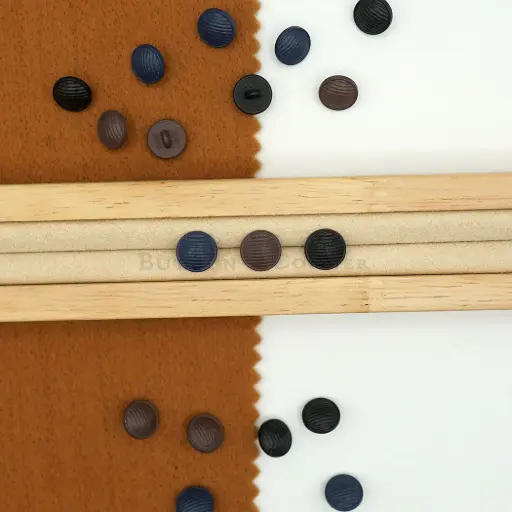 Paint Coated Texture Surface Shirt Button