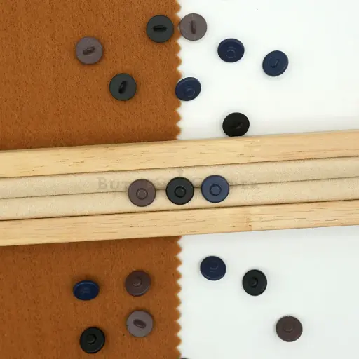 Paint Coated Rivet Design Shirt Button