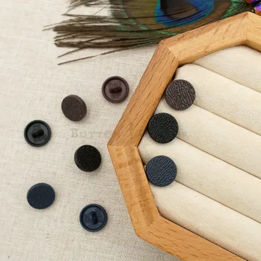 Paint Coated Textured Finish Shirt Button