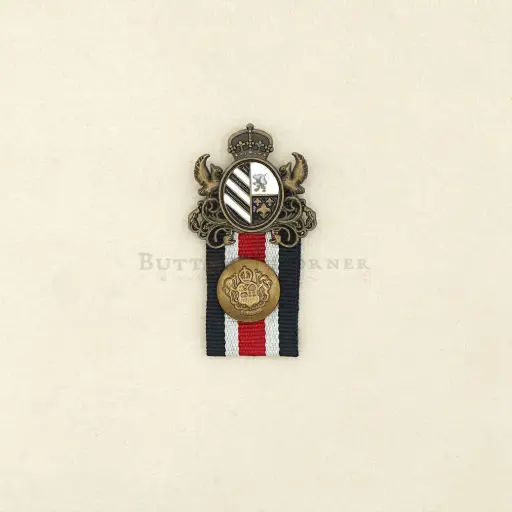 [LP52] Elegant British Ribbon Brooch