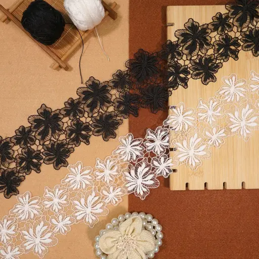 Applique Shuttle Lace