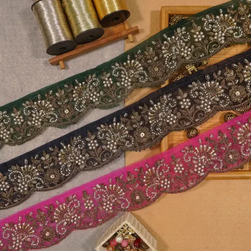 Glass Beads, Sequence, Pearl, Fancy Lace