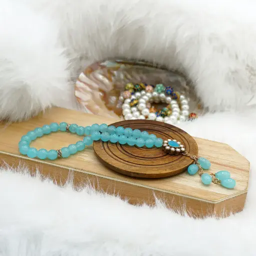 [MT19] 8mm Round Stone Mini Cute Prayer Tasbih