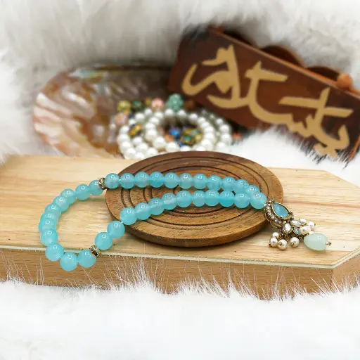 [MT20] 8mm Round Stone Mini Cute Prayer Tasbih