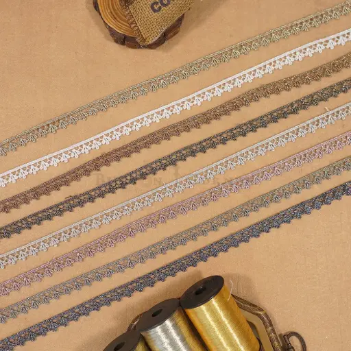 Metallic Yarn Zari Lace