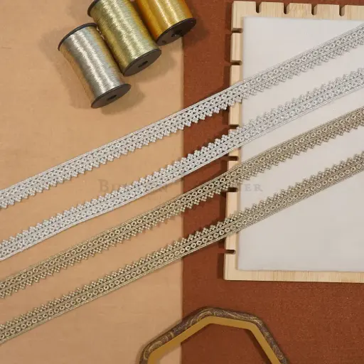 Metallic Yarn Zari Lace