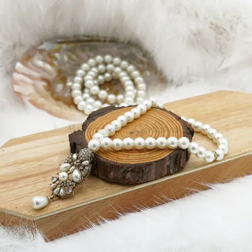 [MT28] 8mm Pearl Stone Mini Cute Prayer Tasbih