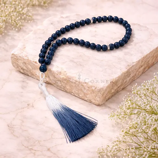 [MT58] 8mm Round Beads Prayer Tasbih With Tassel