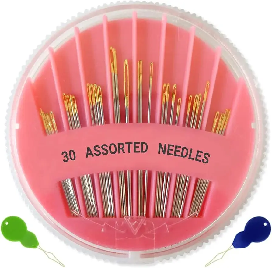 Hand Sewing Gold Eyes Assorted Needles | Button Corner